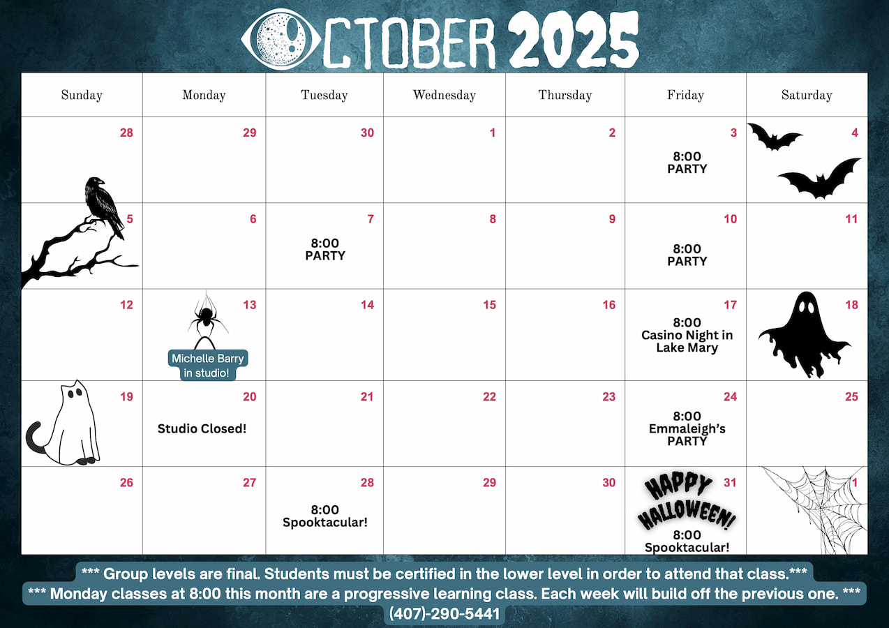 Arthur Murray Orlando Group Class Calendar