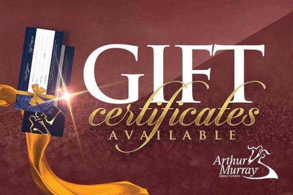Arthur Murray Gift Certificates
