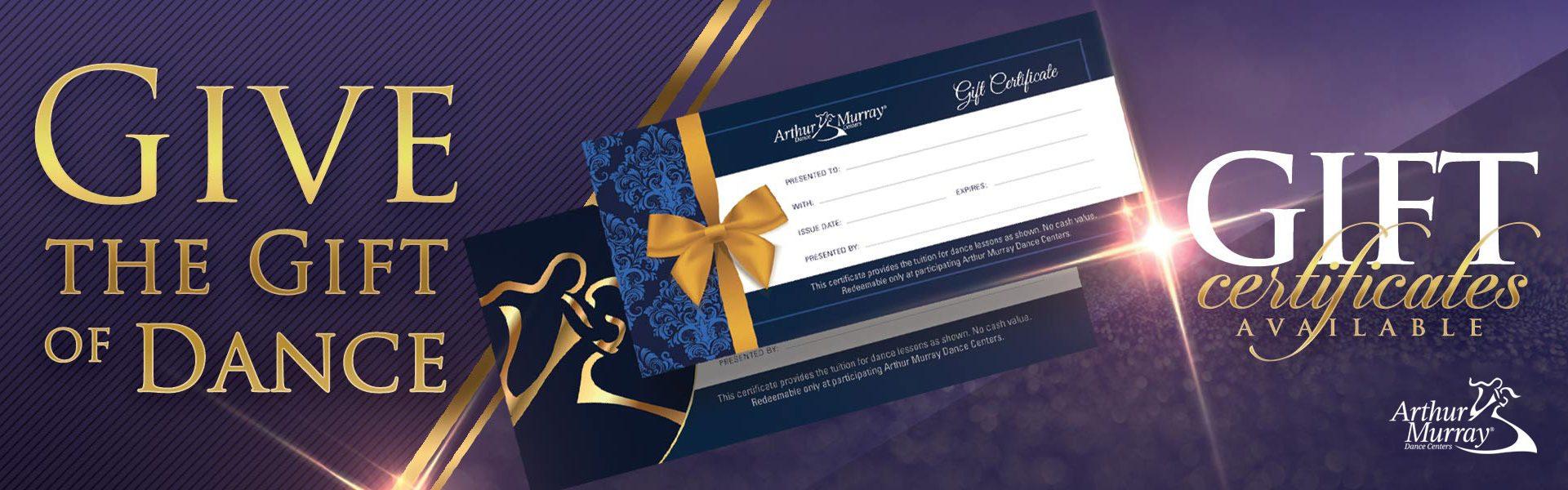 Arthur Murray Orlando Gift Certificates